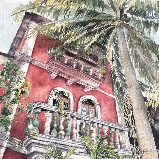 Juliet Balconies & Coconut Trees, Panjim