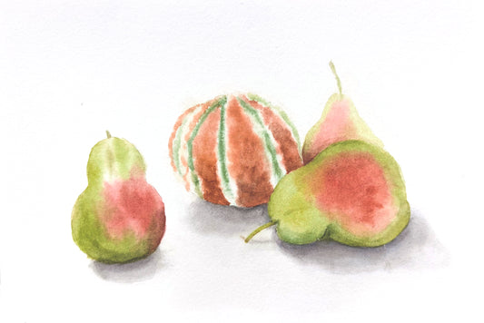 Pear and muskmelon